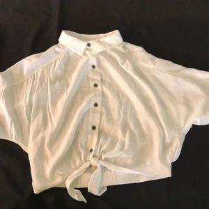 white button down shirt